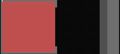 Physics simulation of a broad, unfocused blast impacting metal, leaving it almost unharmed.